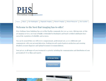 Tablet Screenshot of phs-radiology.com